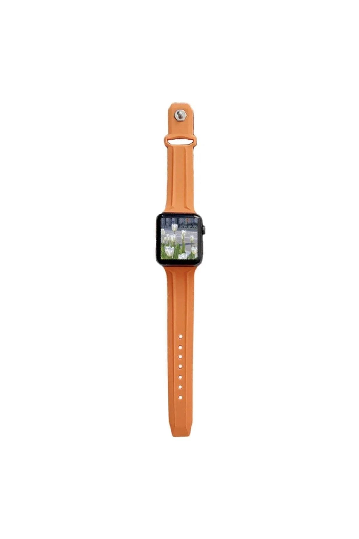 Apple Watch Uyumlu3 4 5 6 7 8 38mm 40mm 41mm Silikon Kordon