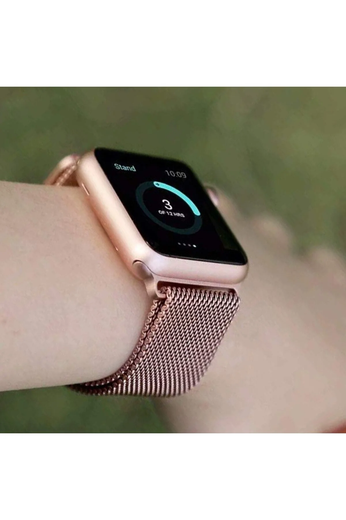 Apple Watch Uyumluseries 8 41mm Kordon, Metal Kırmızı - pazariz Görsel 5
