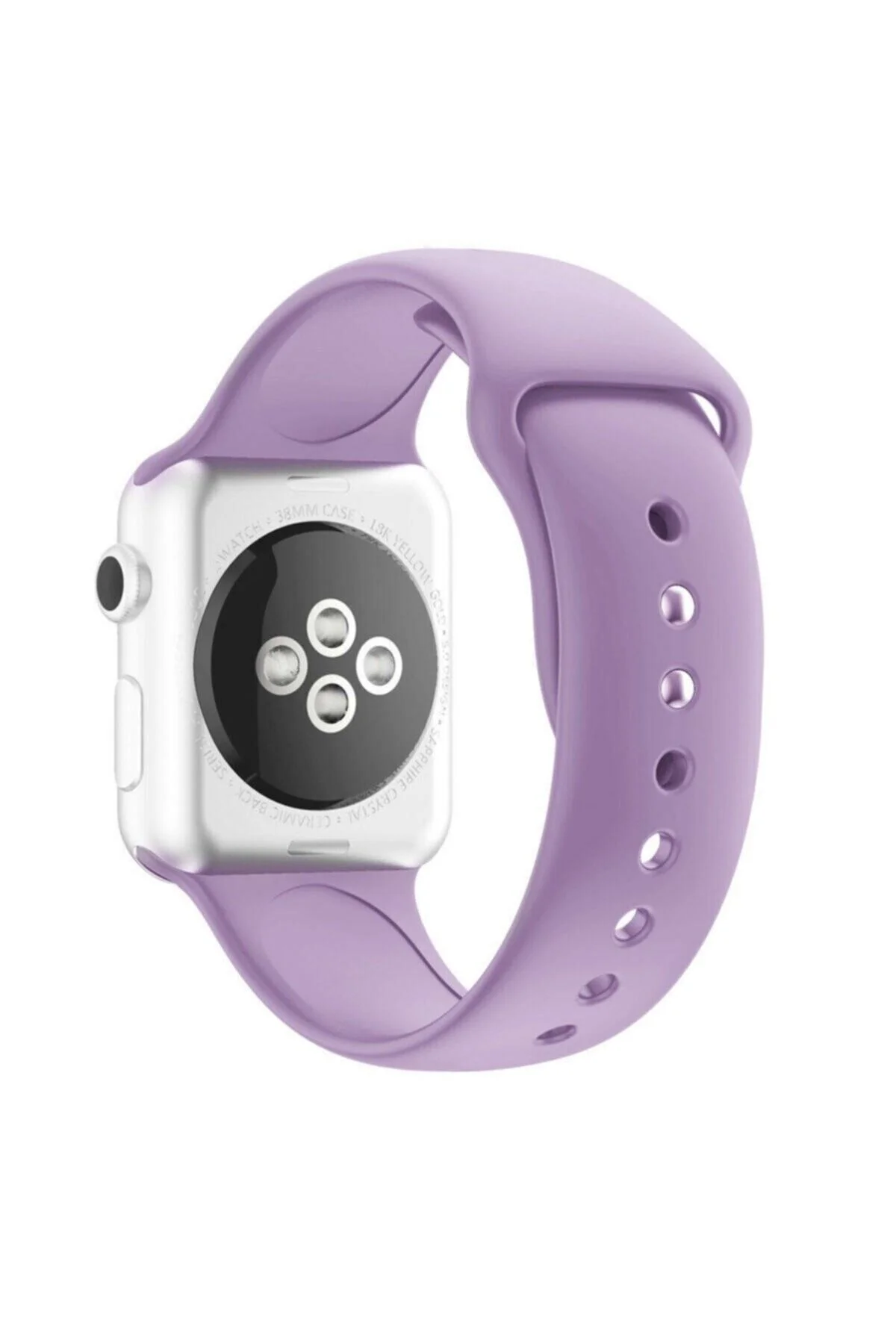 Apple Watch Uyumlu42 44 Mm Silikon Kordon Lila