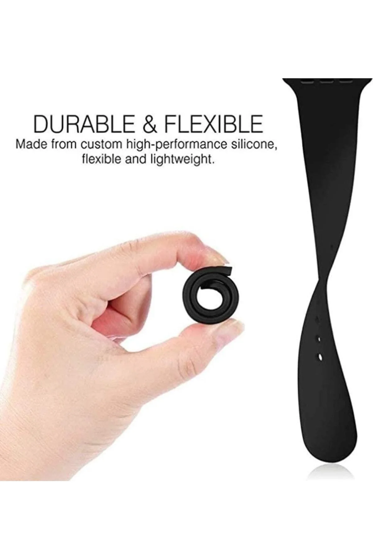 Apple Watch Uyumlu8 Spor Kordon Watch Uyumlu41 Mm Silikon Spor Kordon - pazariz Görsel 5