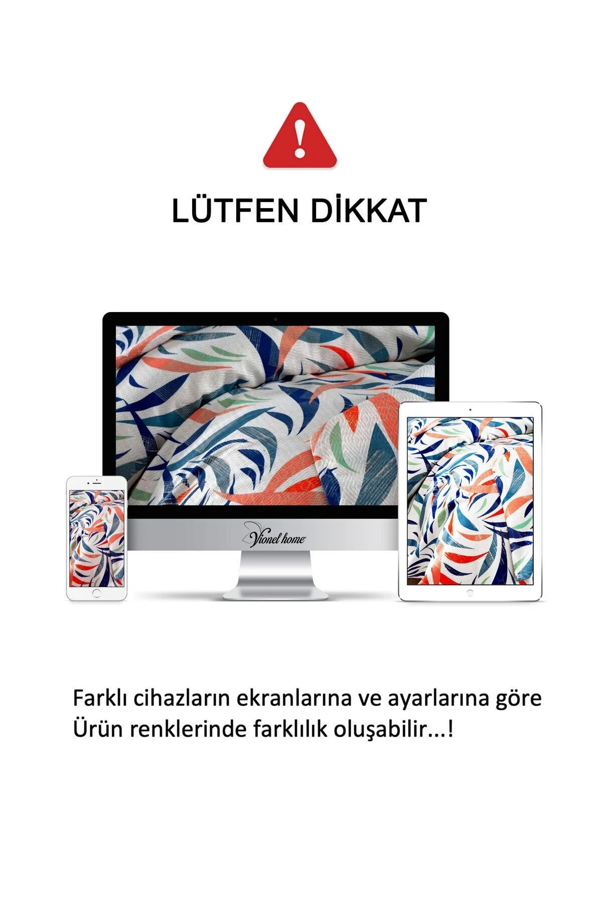 %100 Pamuk Çift Kişilik Yatak Örtüsü Baskılı Pike - Gökkuşağı V2 (8 FARKLI DESEN) - Vionel Home Görsel 4