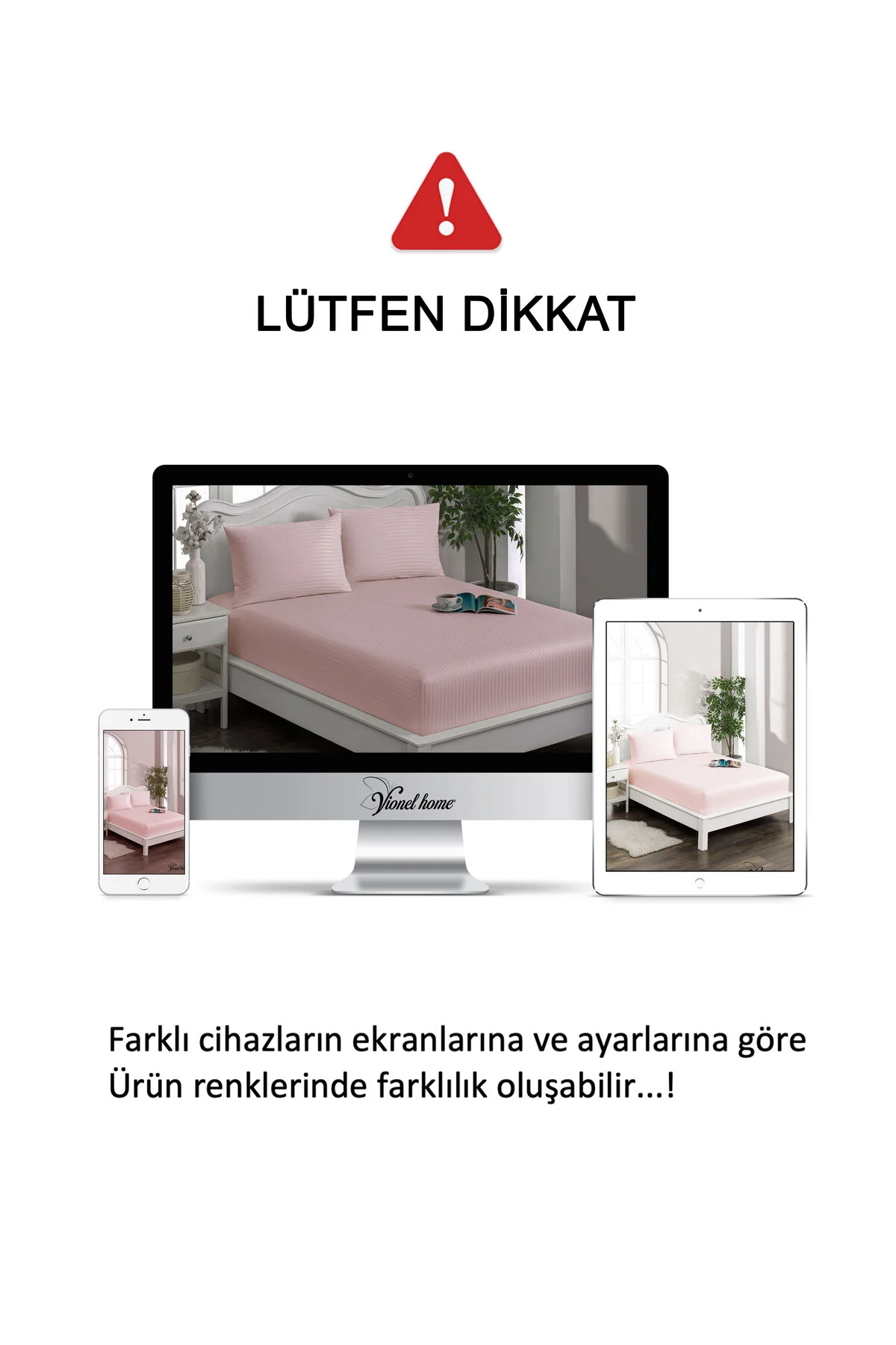 %100 Pamuk Çizgili Pamuk Saten Tek / Çift Kişilik Lastikli Çarşaf Seti |100x200|160x200|180X200 - Vionel Home Görsel 5