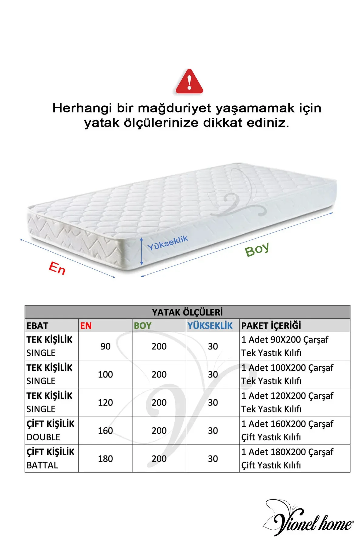 Pamuklu Ranforce Tek Ve Çift Kişilik Pembe Lastikli Çarşaf - Vionel Home Görsel 2