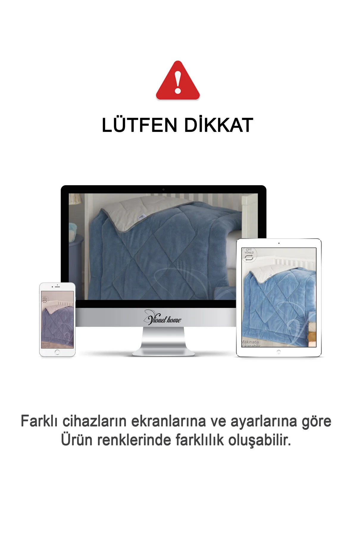 Lüks Welsoft Bebek Yorganı | 100x150 cm | Çift Taraflı Kullanım | Kuzu Tüyü Yumuşaklığı - Vionel Home Görsel 5