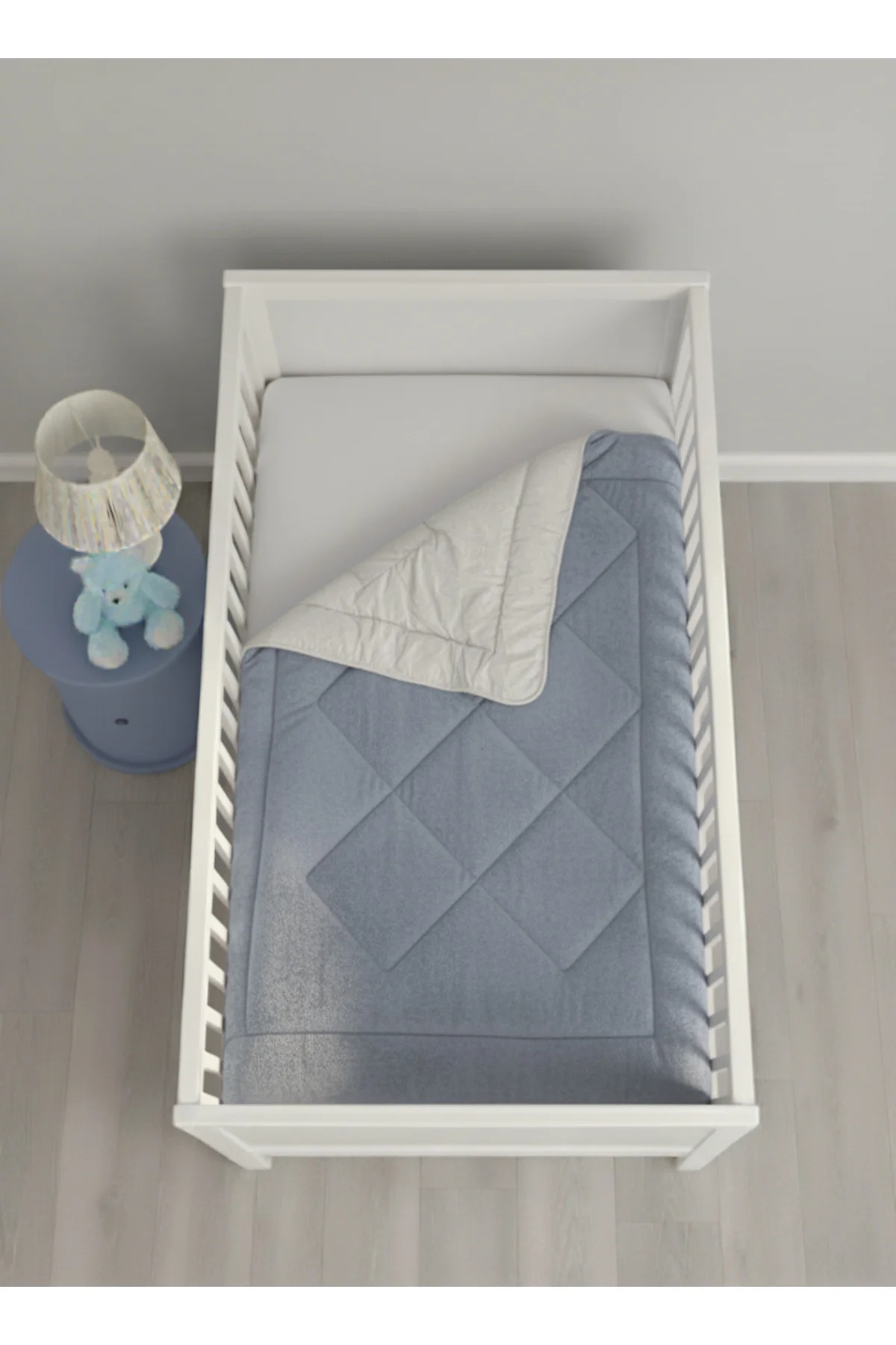 Lüks Welsoft Bebek Yorganı | 100x150 cm | Çift Taraflı Kullanım | Kuzu Tüyü Yumuşaklığı - Vionel Home Görsel 2
