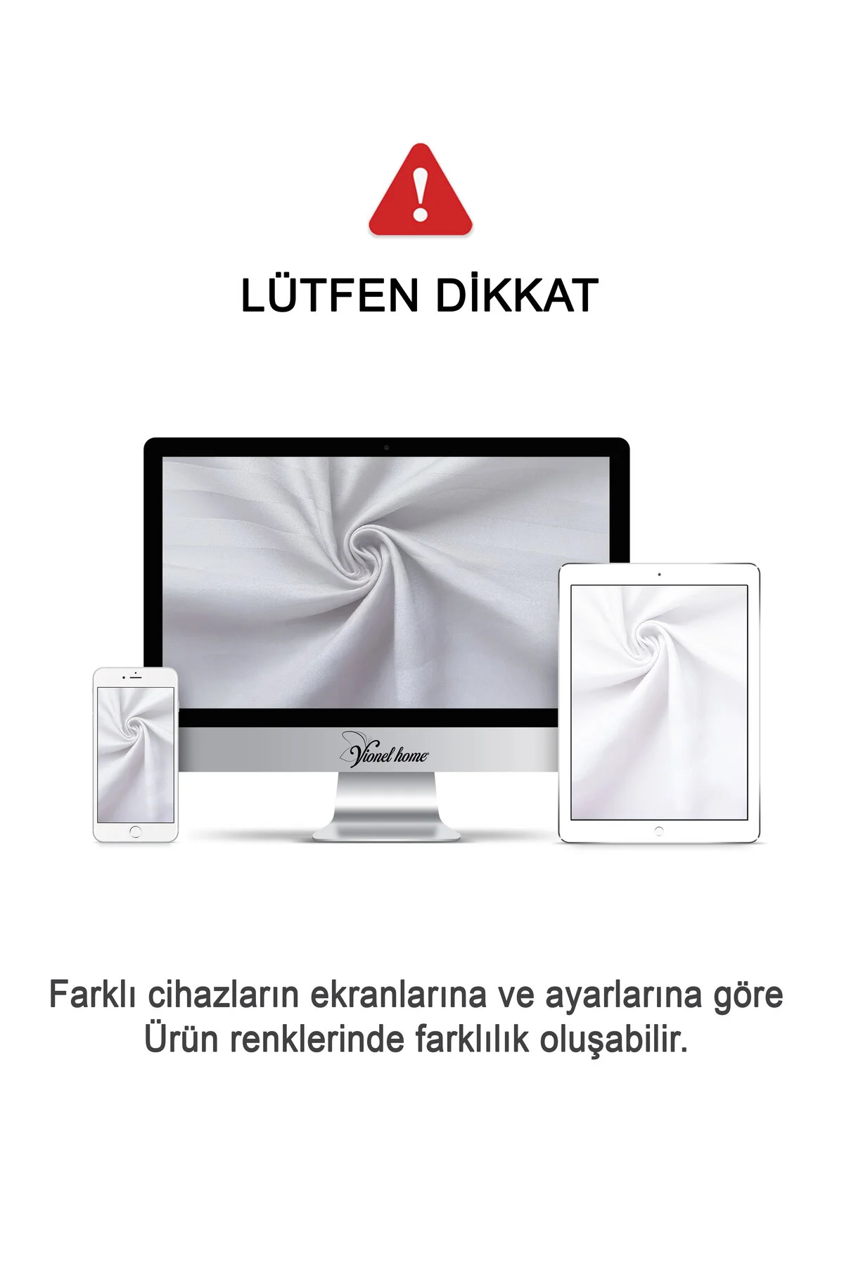 %100 Pamuk 2’li Çizgili Saten Yastık Kılıfı 50 x 70 cm - Beyaz - Vionel Home Görsel 5