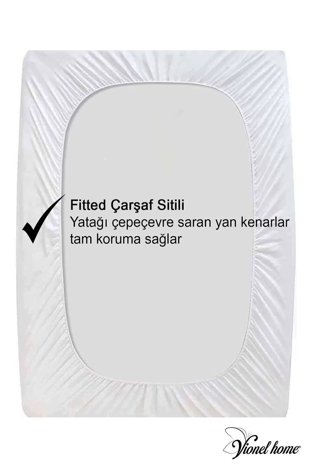 %100 Pamuk | Kapitone Sıvı Geçirmez Bebek Alezi | Çocuk, Park Beşik Yatak Koruyucu Alez - Vionel Home Görsel 5