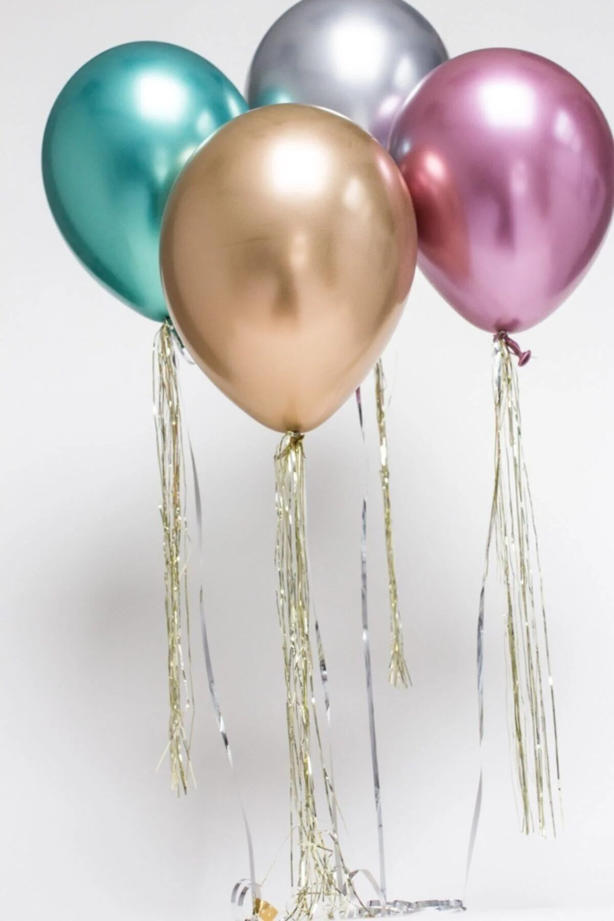 Krom Balon Mavi 6 Adet Metalik Balon - Firsat Ayi Görsel 3