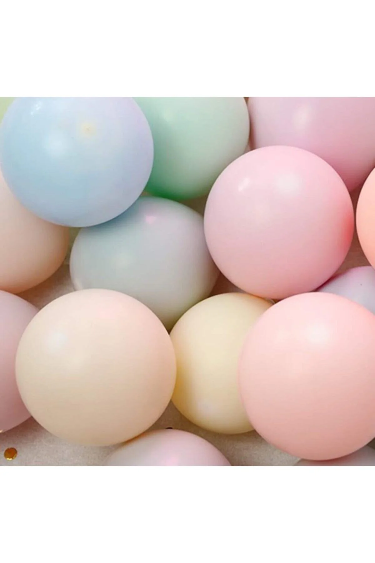As Baloon Makaron Balon - 50 Adet Karışık Soft Renk Pastel Balon - Firsat Ayi Görsel 3