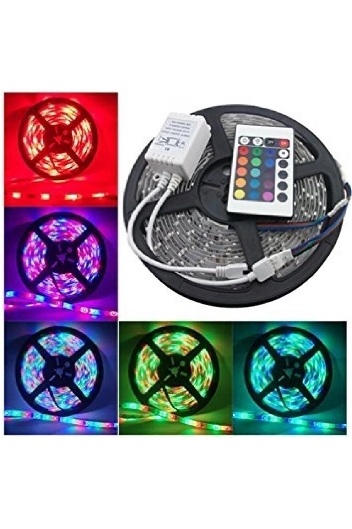 5 Mt 20 Fonksiyonlu Uzaktan Kumandalı Rgb Gaming Led Şerit Işık