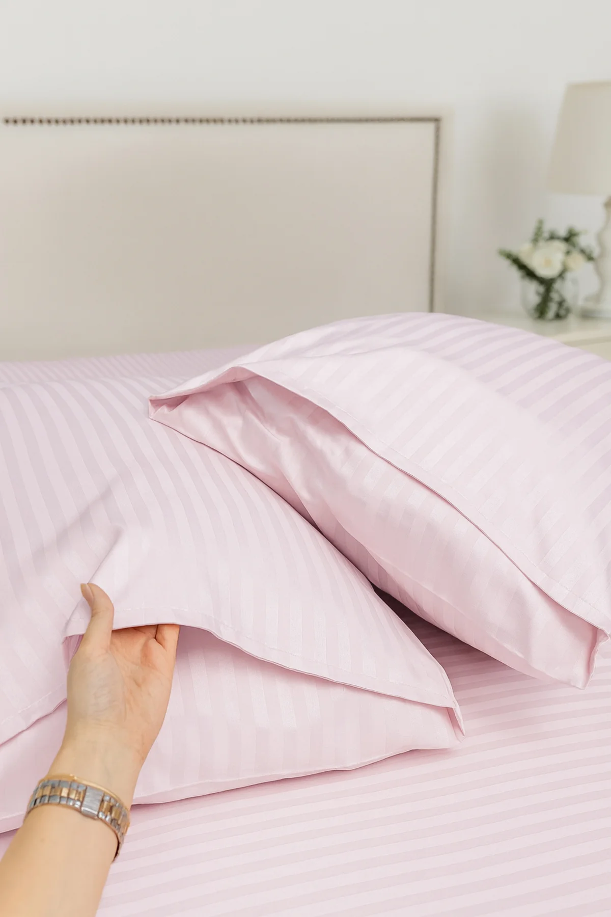 Tek Kişilik %100 Pamuk Saten Nevresim Seti | Premium Seri | 8 Renk Seçeneği (160x220) - Vionel Home Görsel 3
