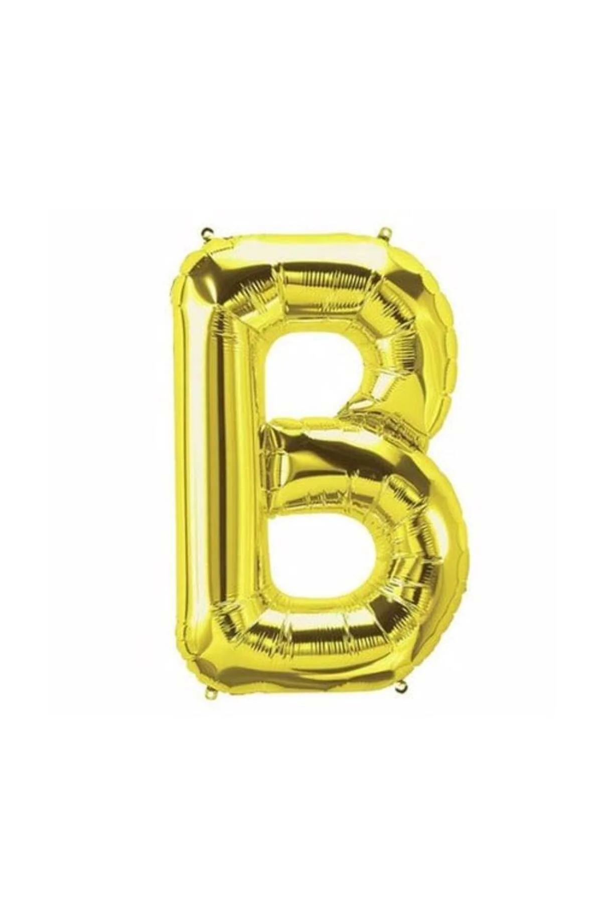 B Harf Folyo Gold Renk Balon Küçük 35 Cm