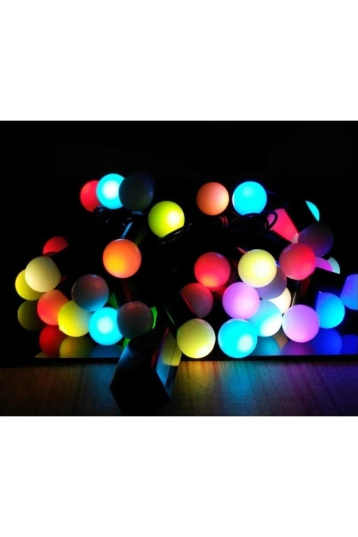 Yılbaşı Süsü Mini Top Aydınlatma Led Işık Dekor - pazariz Görsel 2