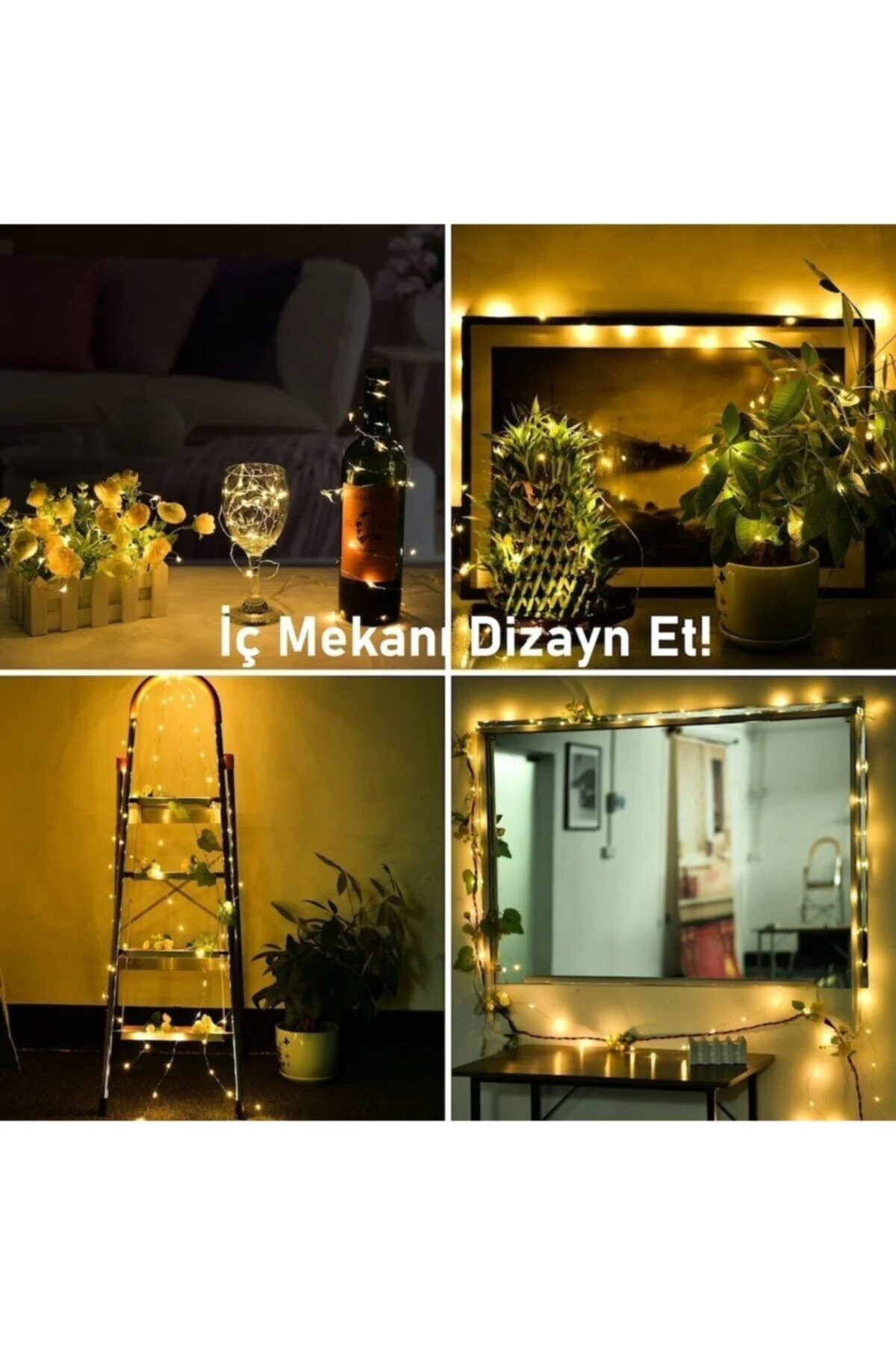 Pilli Peri Led Işık-|3 Metre- Led Aydınlatma - pazariz Görsel 6