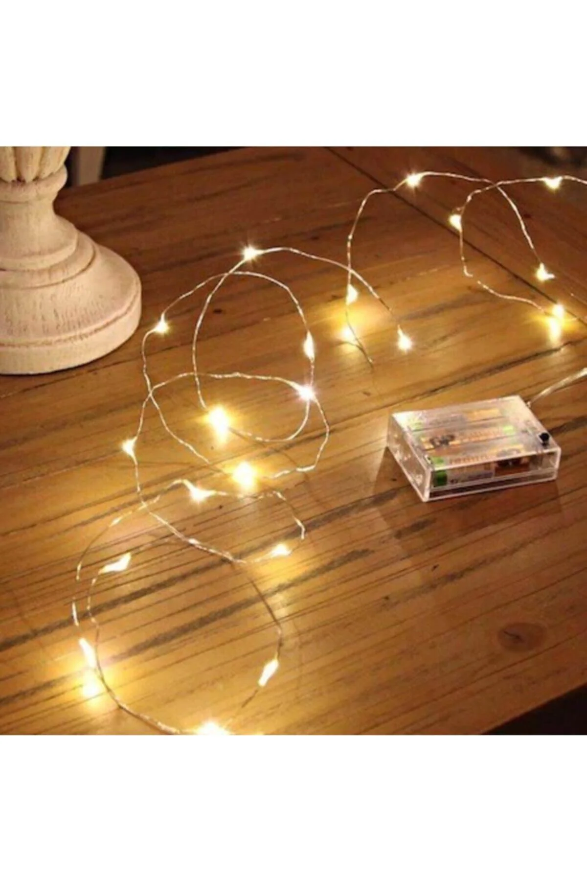 10 Metre 100 Ledli Peri Led Gün Işığı Pilli - alayımbari Görsel 3