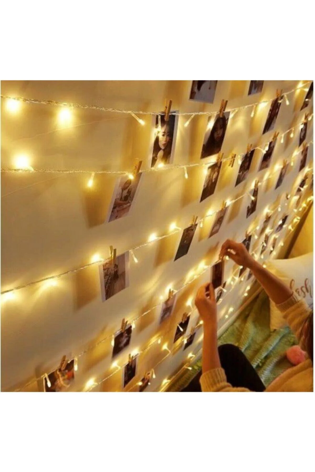 10 Metre 100 Ledli Peri Led Gün Işığı Pilli