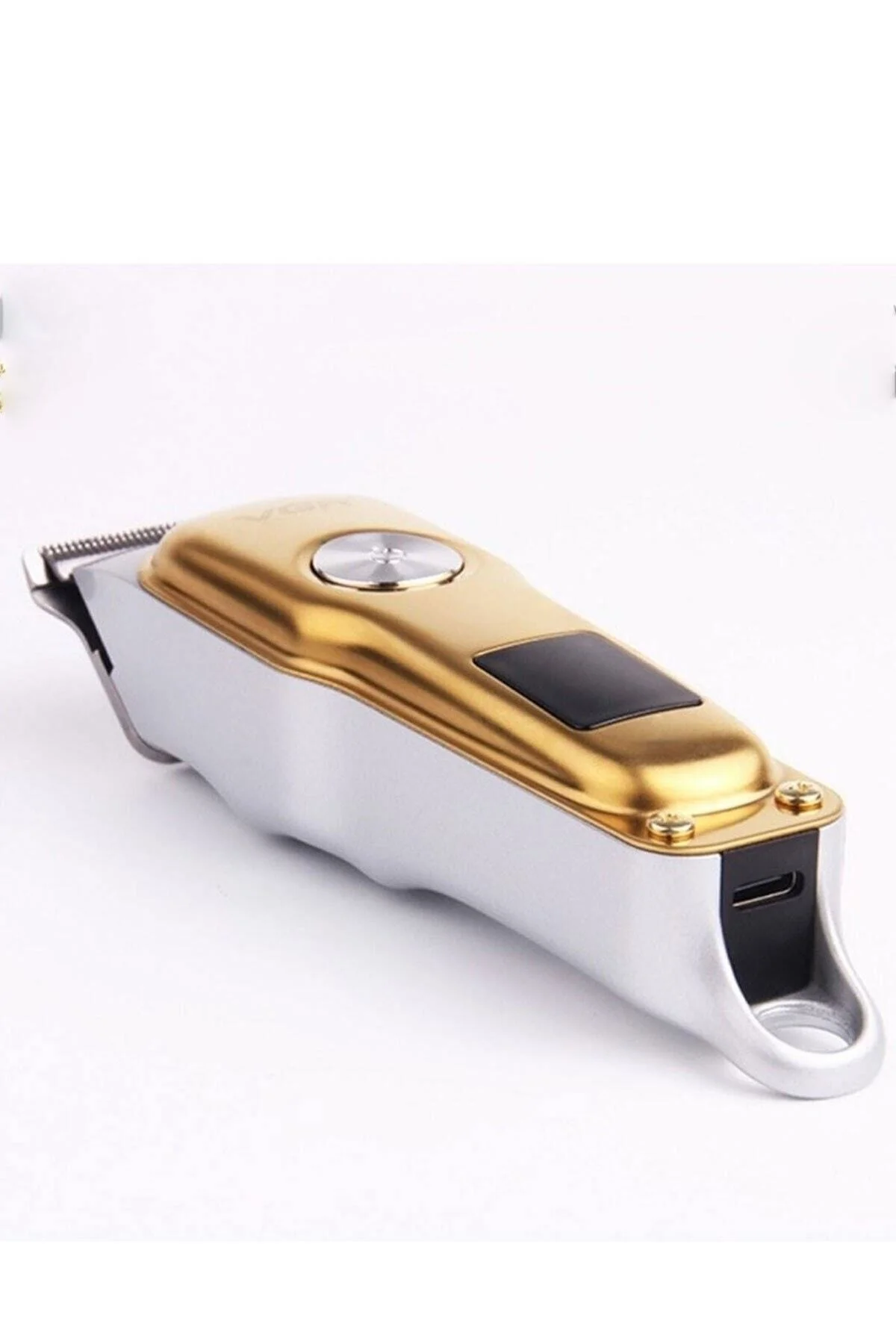 Led Göstergeli T Bıçak Metal Saç Sakal Ense Vücut Tıraş Makinesi Usb Girişli - pazariz Görsel 4