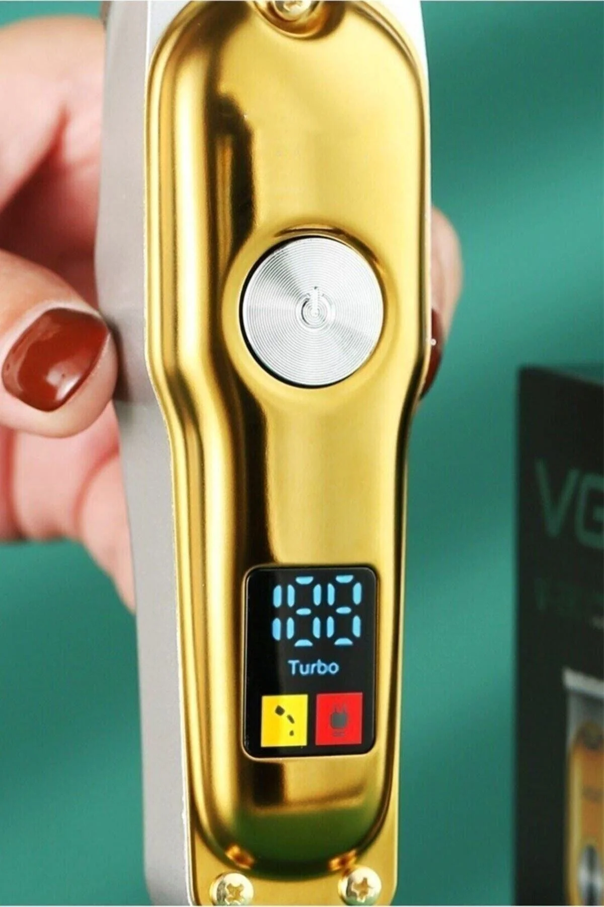 Led Göstergeli T Bıçak Metal Saç Sakal Ense Vücut Tıraş Makinesi Usb Girişli - pazariz Görsel 5