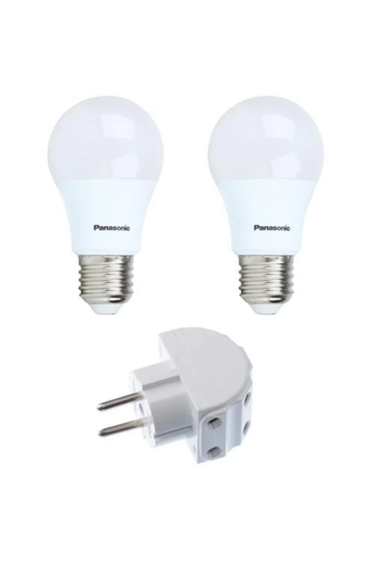 2'li 8.5w E27 Led Ampul Priz Çoğaltıcı Seti