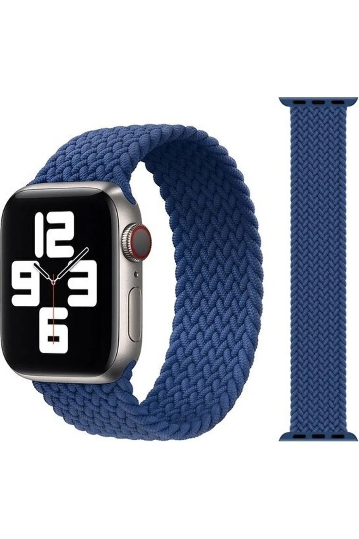 Apple Watch Uyumlu42/44/45/49 Mm 6 7 8 Se Esnek Örgü Kordon