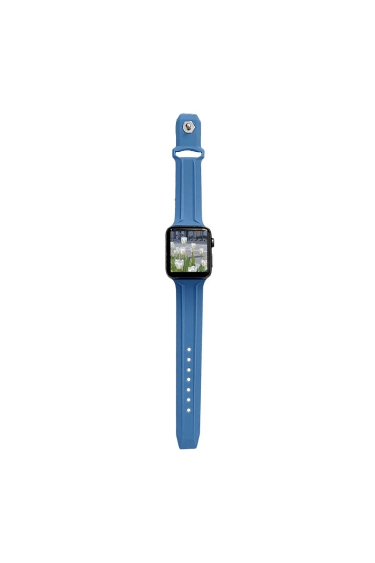 Apple Watch Uyumlu3 4 5 6 7 8 38mm 40mm 41mm Silikon Kordon