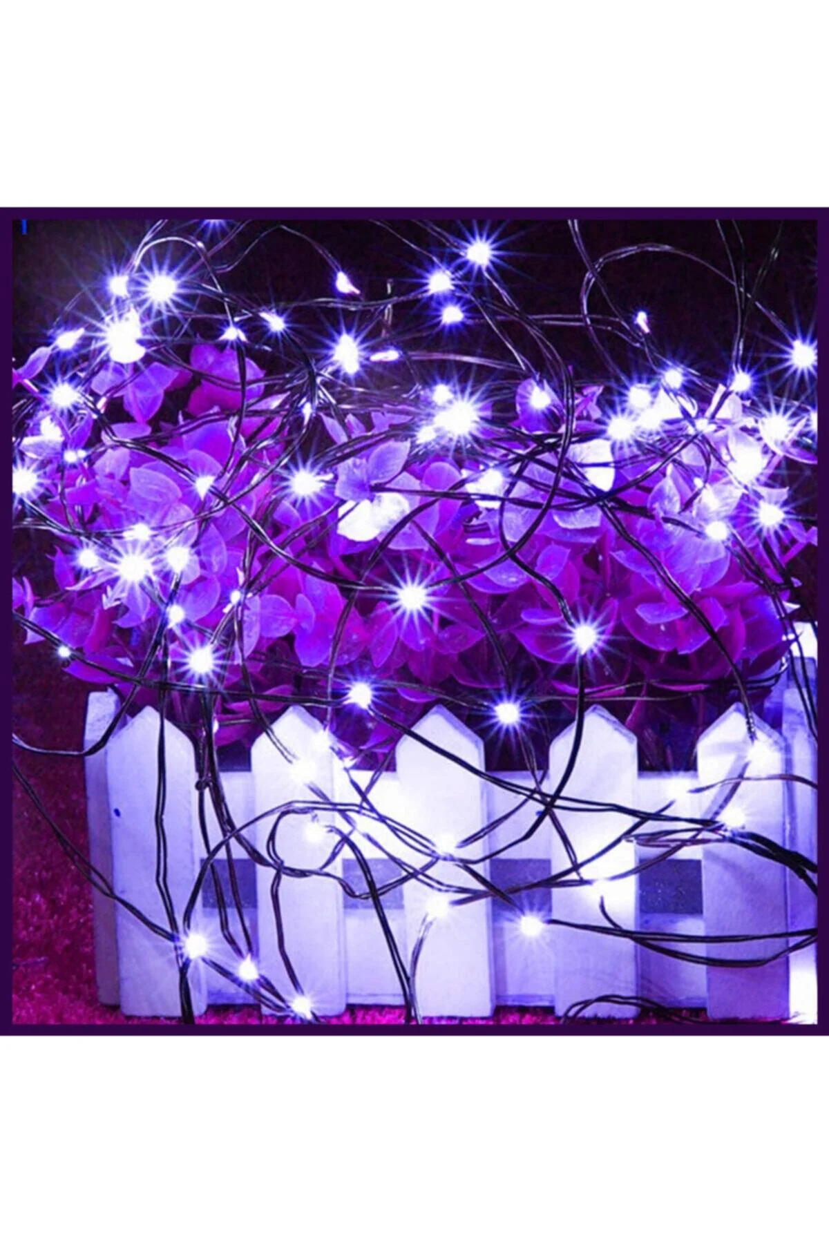 5 Mt Mor Peri Led Pilli Yılbaşı Süsü /hediyelik - alayımbari Görsel 2