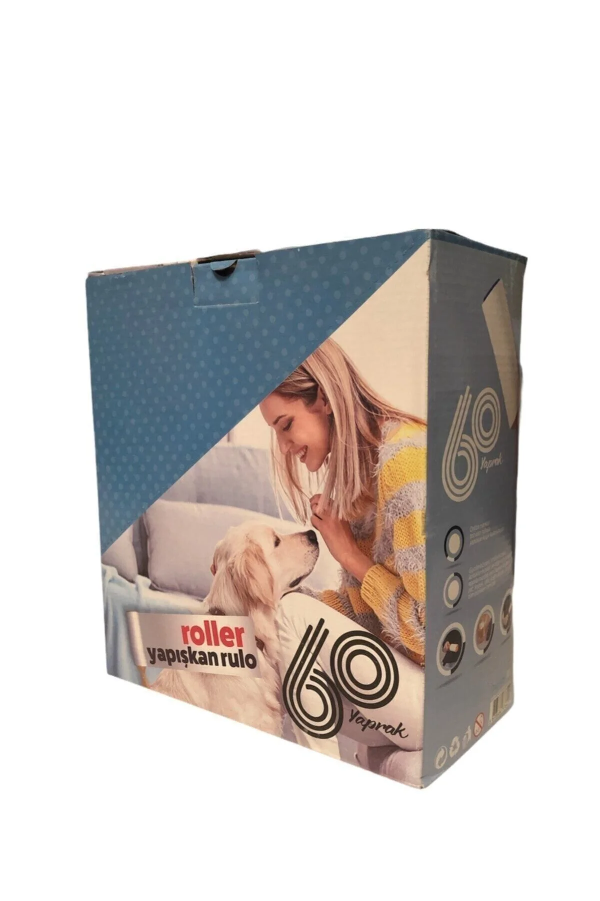 12 Adet Rulo Premium Quality Kedi Köpek Tüy Toplayıcı 60 Yaprak Rulo - Onton
