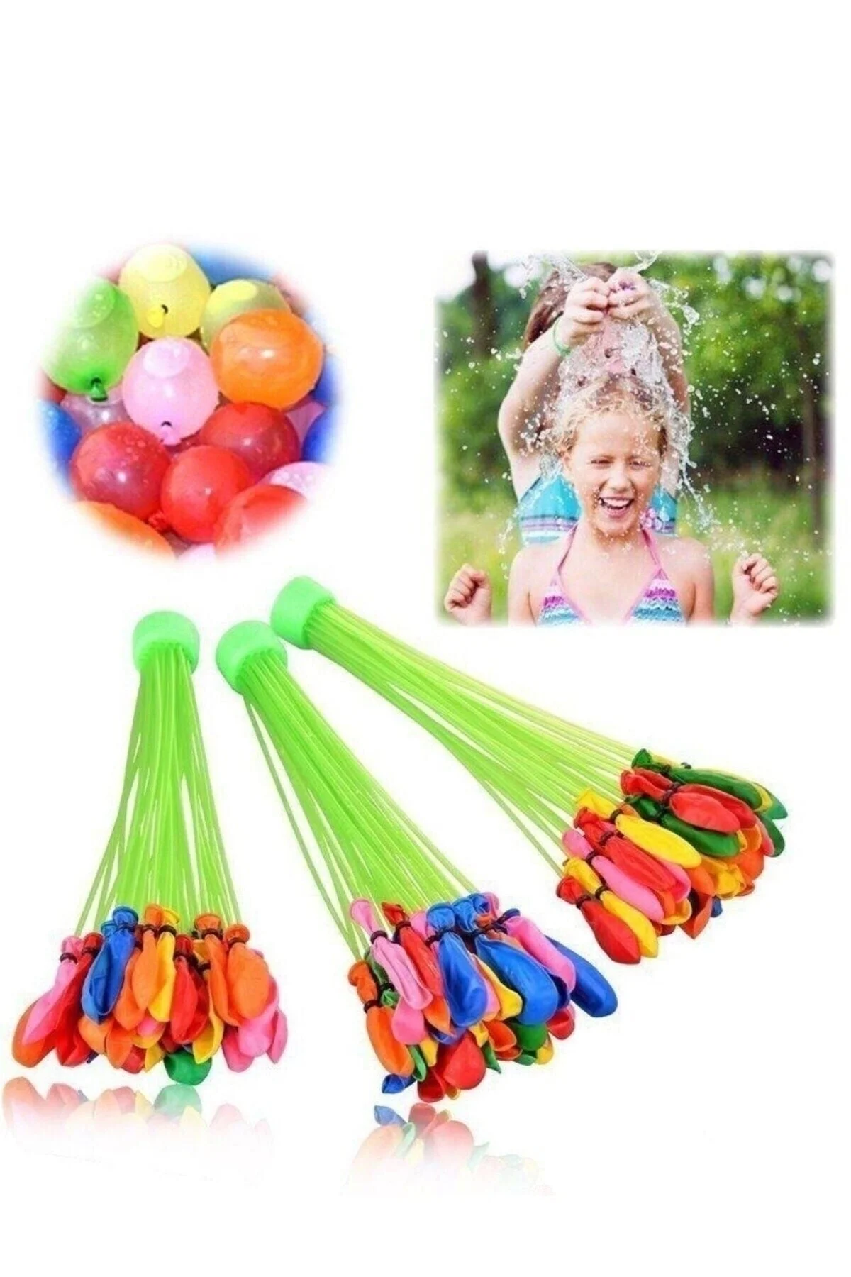 111 Adet Su Balonu Ve Su Balon Sihirbazı Doldurma Aparatı - PEMBECİN Görsel 4