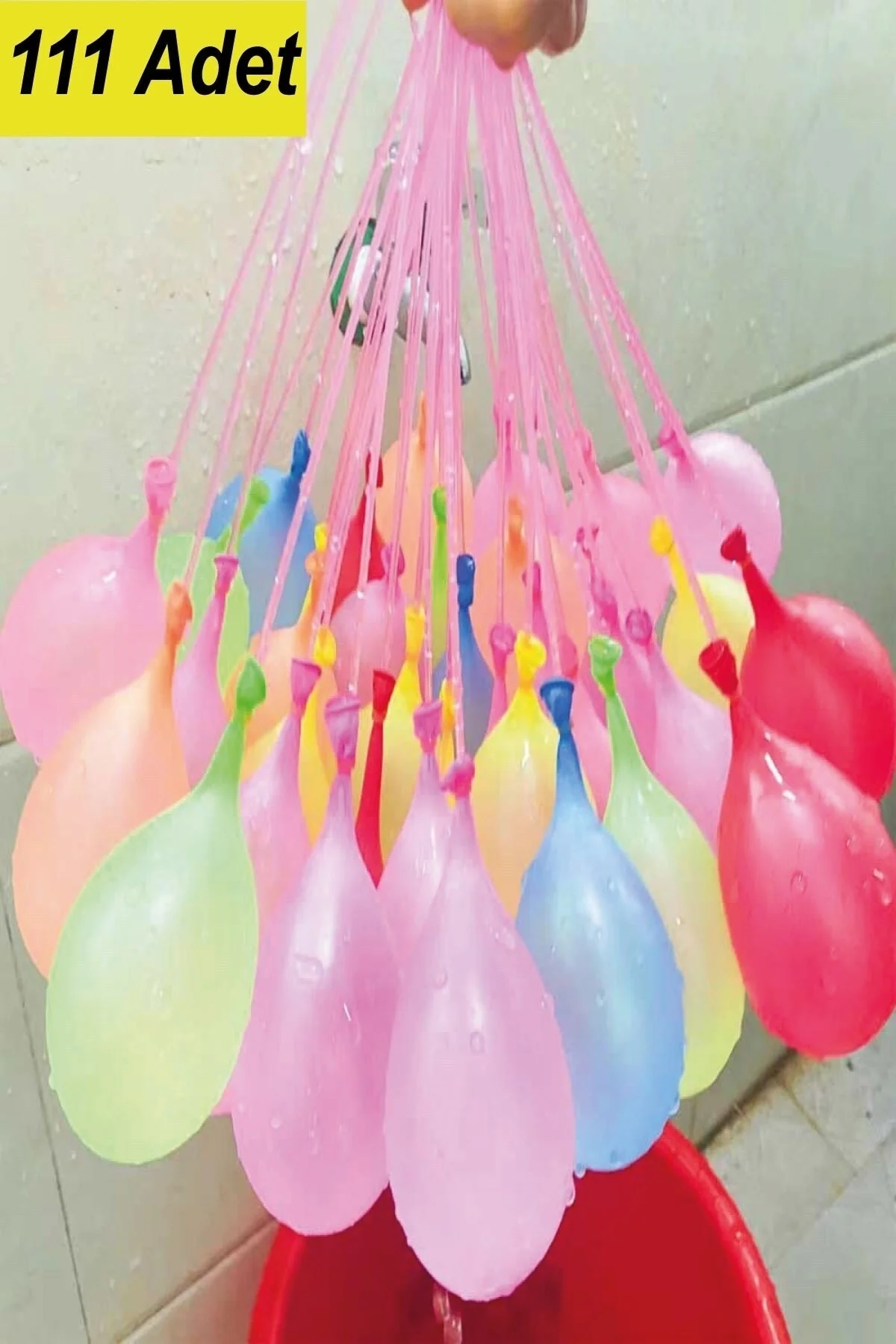 111 Adet Su Balonu Ve Su Balon Sihirbazı Doldurma Aparatı