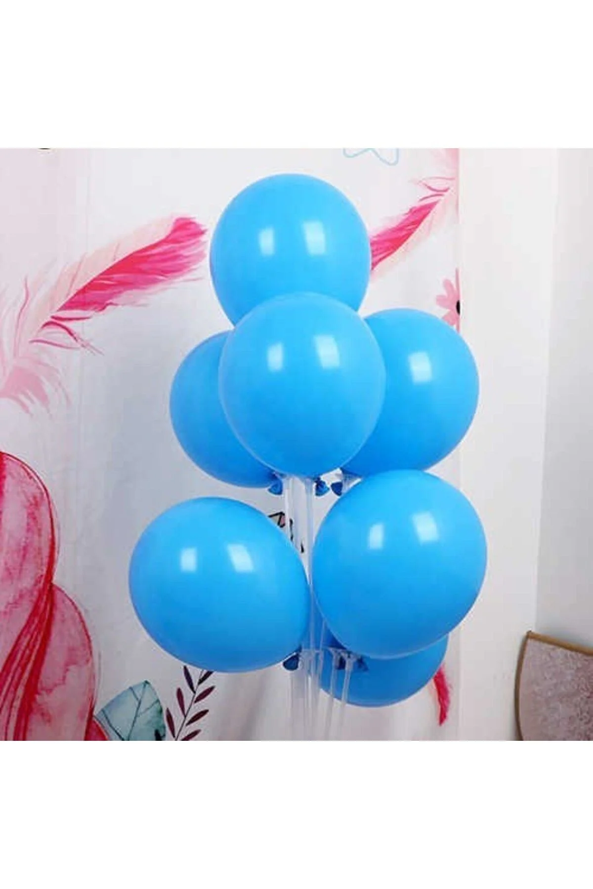 Mavi Pastel Balon 100 Adet - Partioutlet Görsel 4