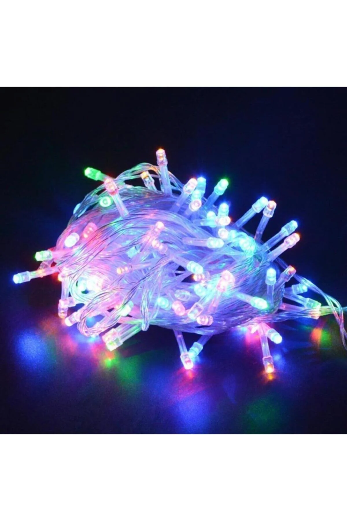 10 Metre 100 Ledli 8 Fonksiyonlu Karışık Renkli Rgb Led Lamba - rennway Görsel 4