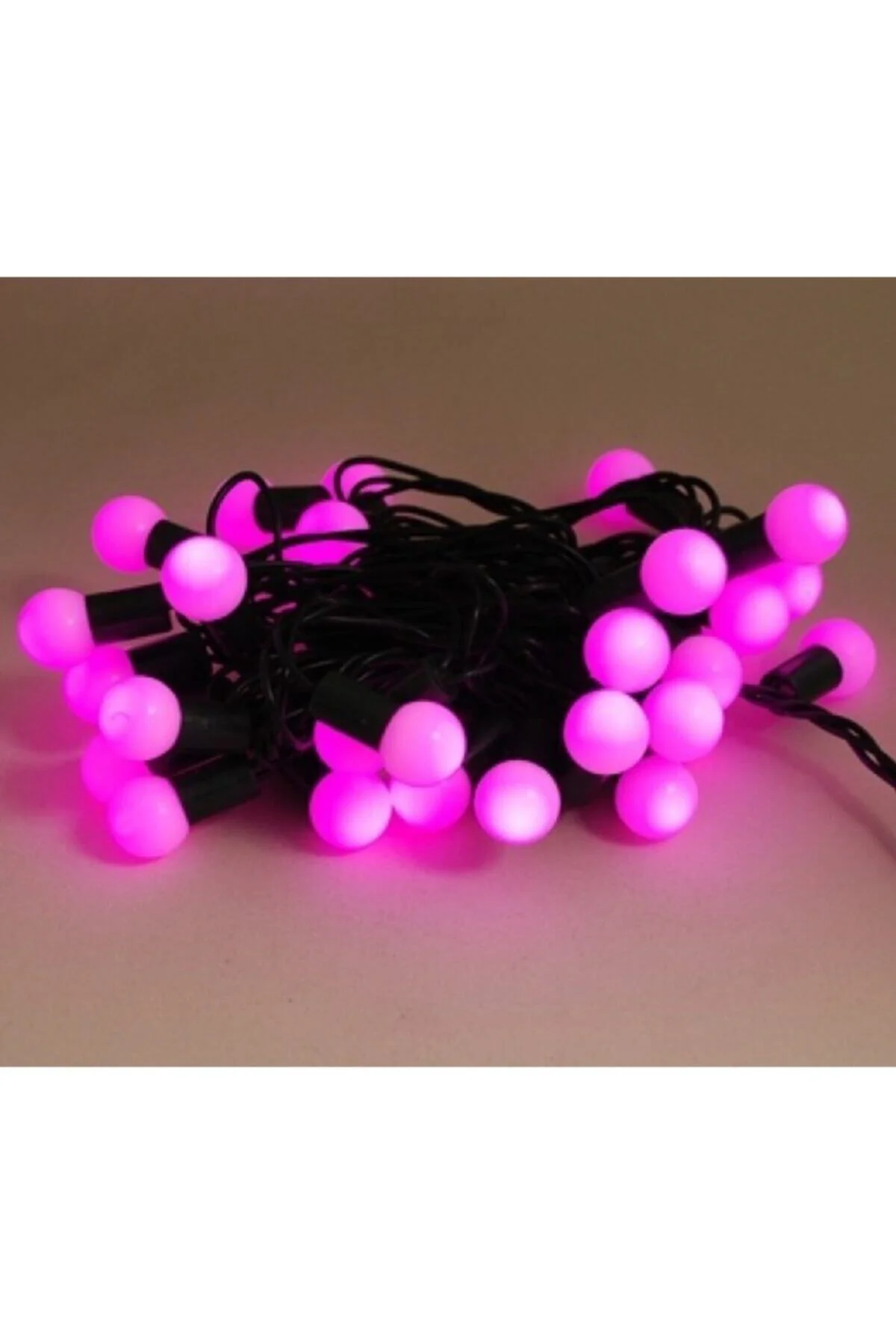 5 Metre Pembe Top Led Yılbaşı Süsü - alayımbari Görsel 2