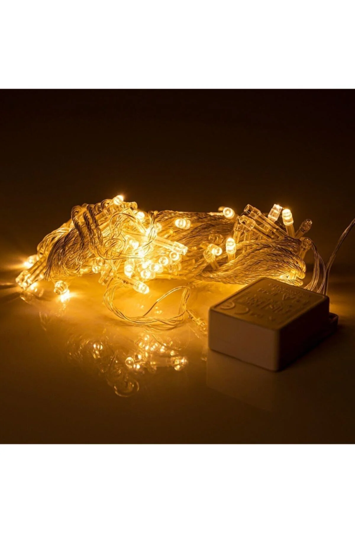 10mt Günışığı 100 Led Fişli Noel Parti Yılbaşı Ağaç Dekoratif Aydınlatma Lambası Animasyonlu Süsleme