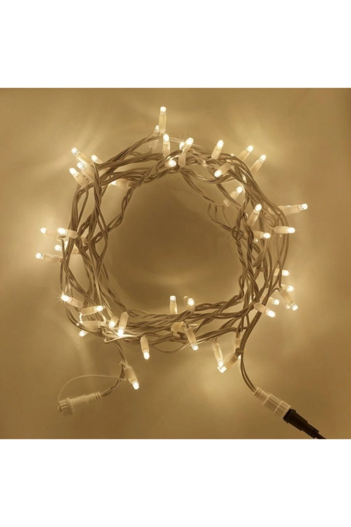 10 m Günışığı 100 Led Fişli Noel Parti Yılbaşı Ağaç Dekoratif Aydınlatma Lambası Animasyonlu Süsleme