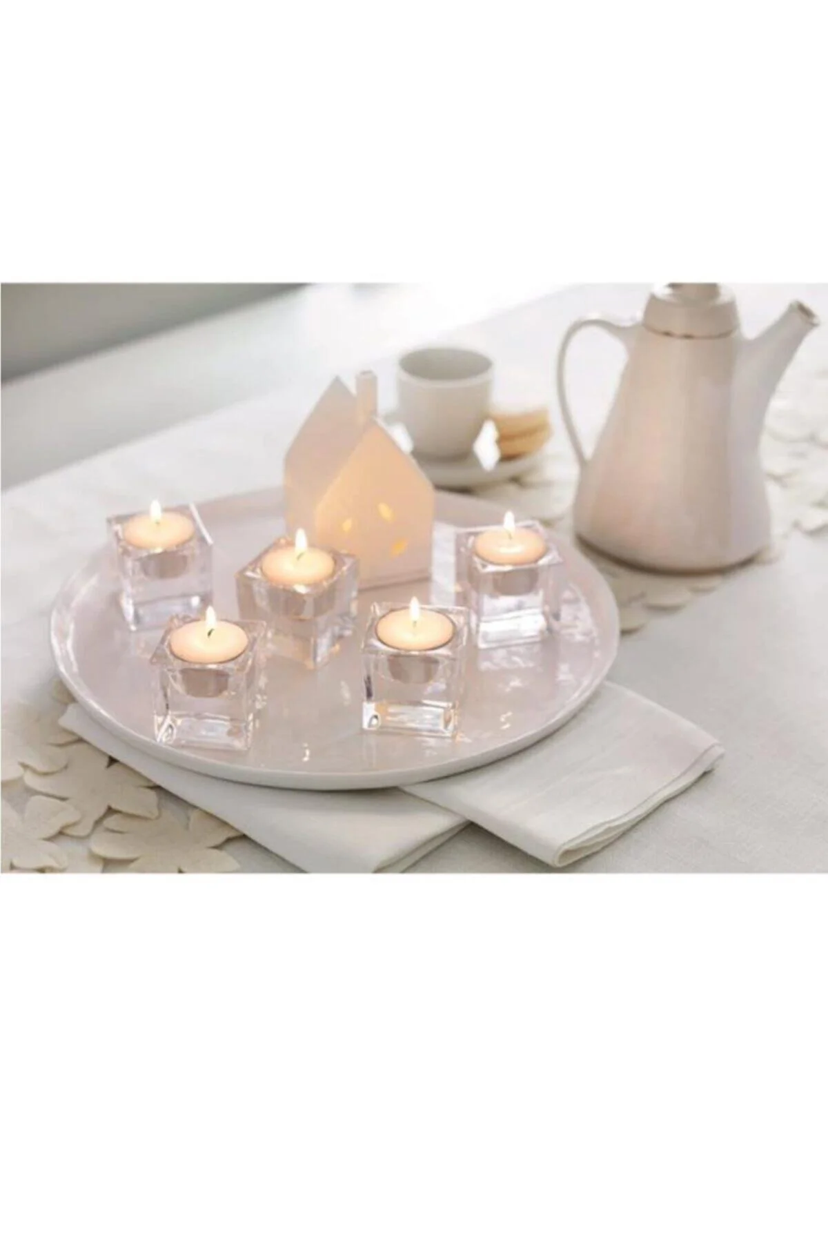 Beyaz Tealight Mum 25 Li – Mum &amp; Kandil - Partioutlet Görsel 4