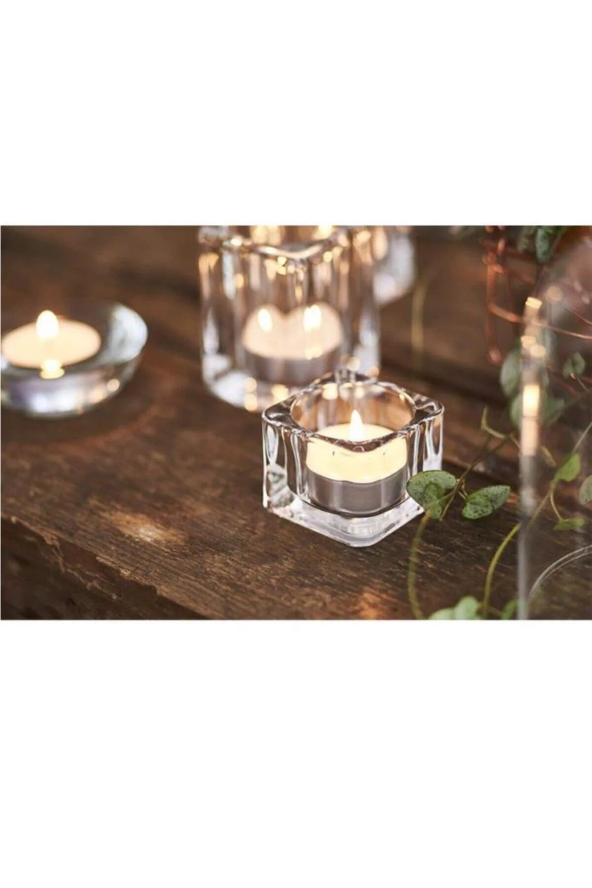 Beyaz Tealight Mum 25 Li – Mum &amp; Kandil - Partioutlet Görsel 2