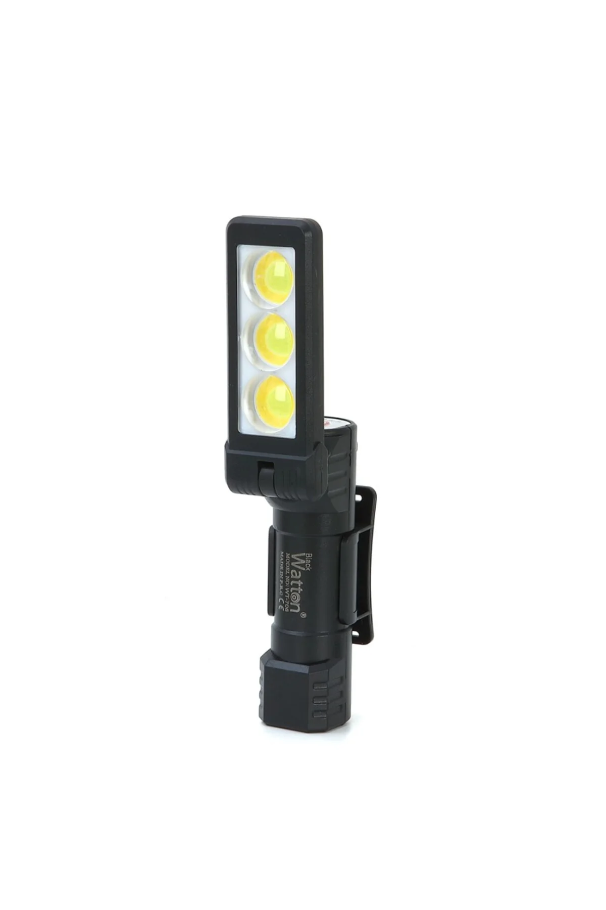 Şarjlı El Feneri Mıknatıslı Çalışma Lambası Kafa Lambası Işığı SMD LED Wt-706 - pazariz Görsel 4
