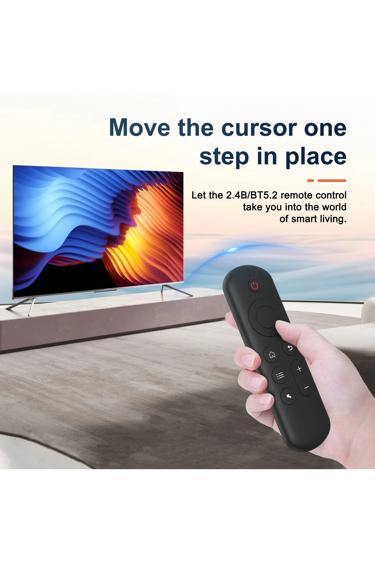 2.4ghz Klavye Sesle Kumanda Jiroskop Air Mouse Akıllı Tv Android Box Klavye Uzaktan Kumanda - pazariz Görsel 2
