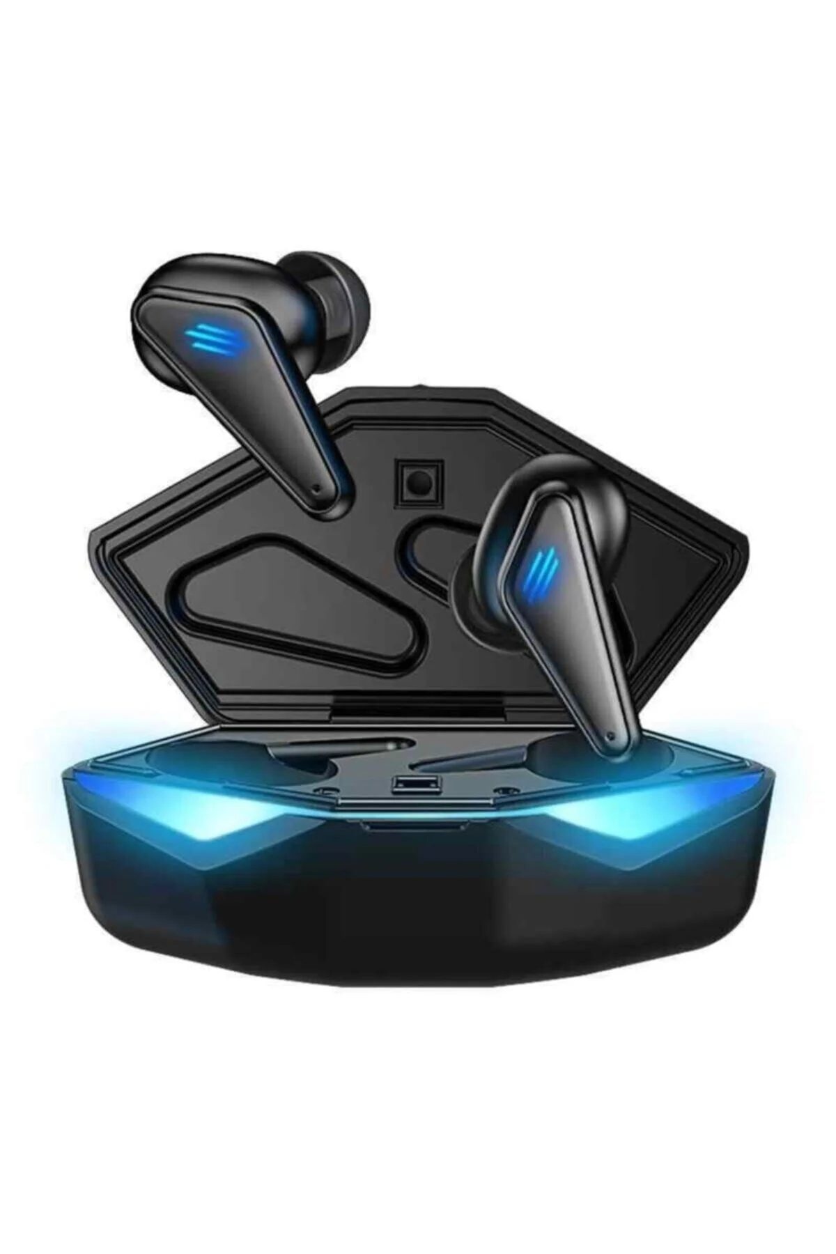 Işıklı Kulakiçi Kablosuz Bluetooth Kulaklık Oyuncu Kulaklığı Çift Mikrofonlu K55