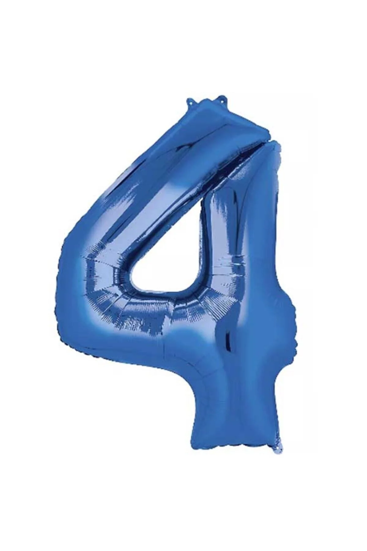4 Rakam Mavi Folyo Balon 75 Cm