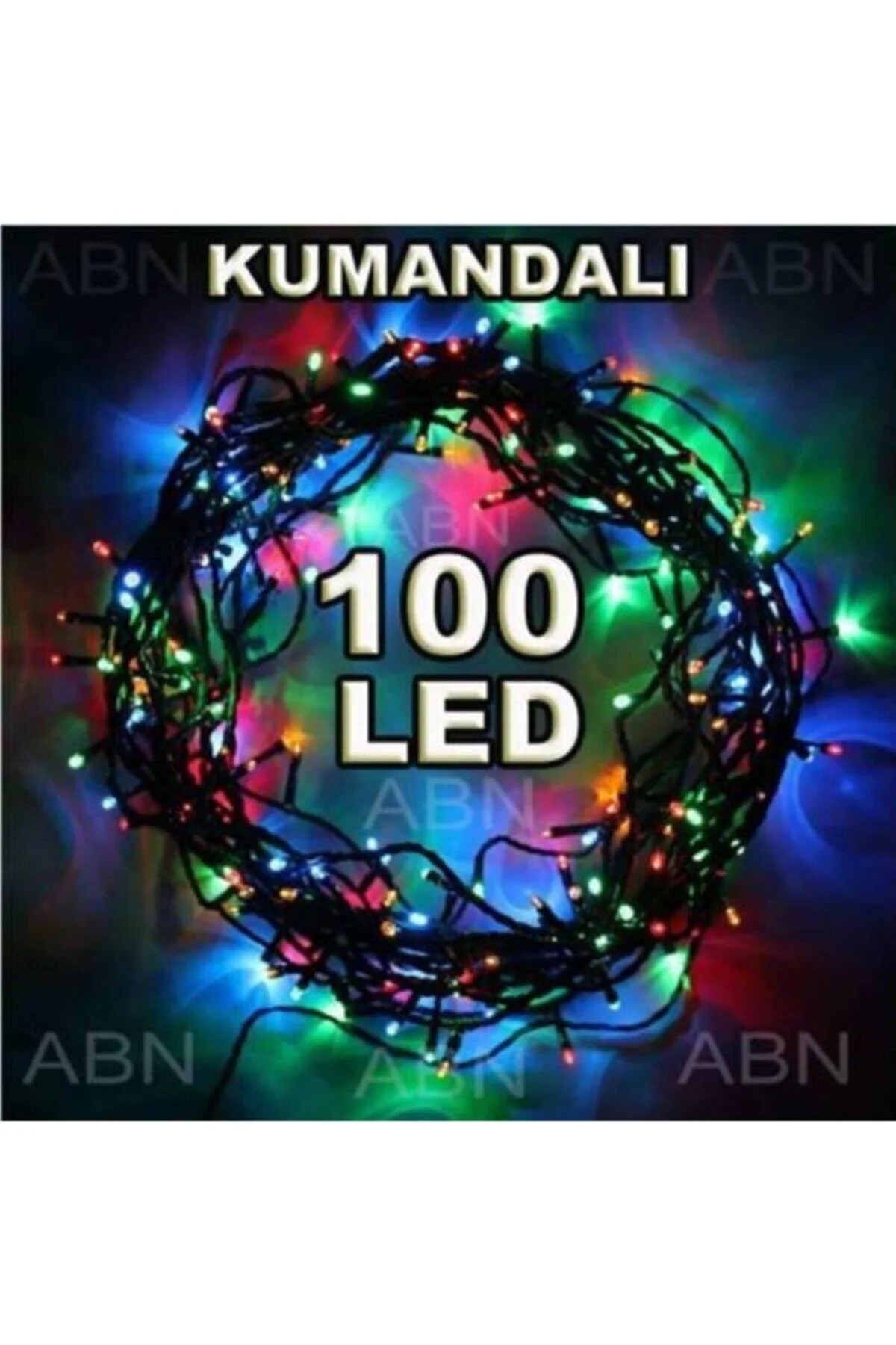 100adet Prinç Led Renkli 400cm Yılbaşı Kamp Parti Ağacı Süsü,kumandalı Değiş