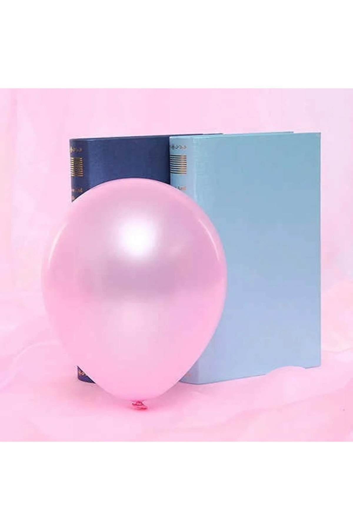 Pembe Metalik Balon 20 Adet - Partioutlet Görsel 4
