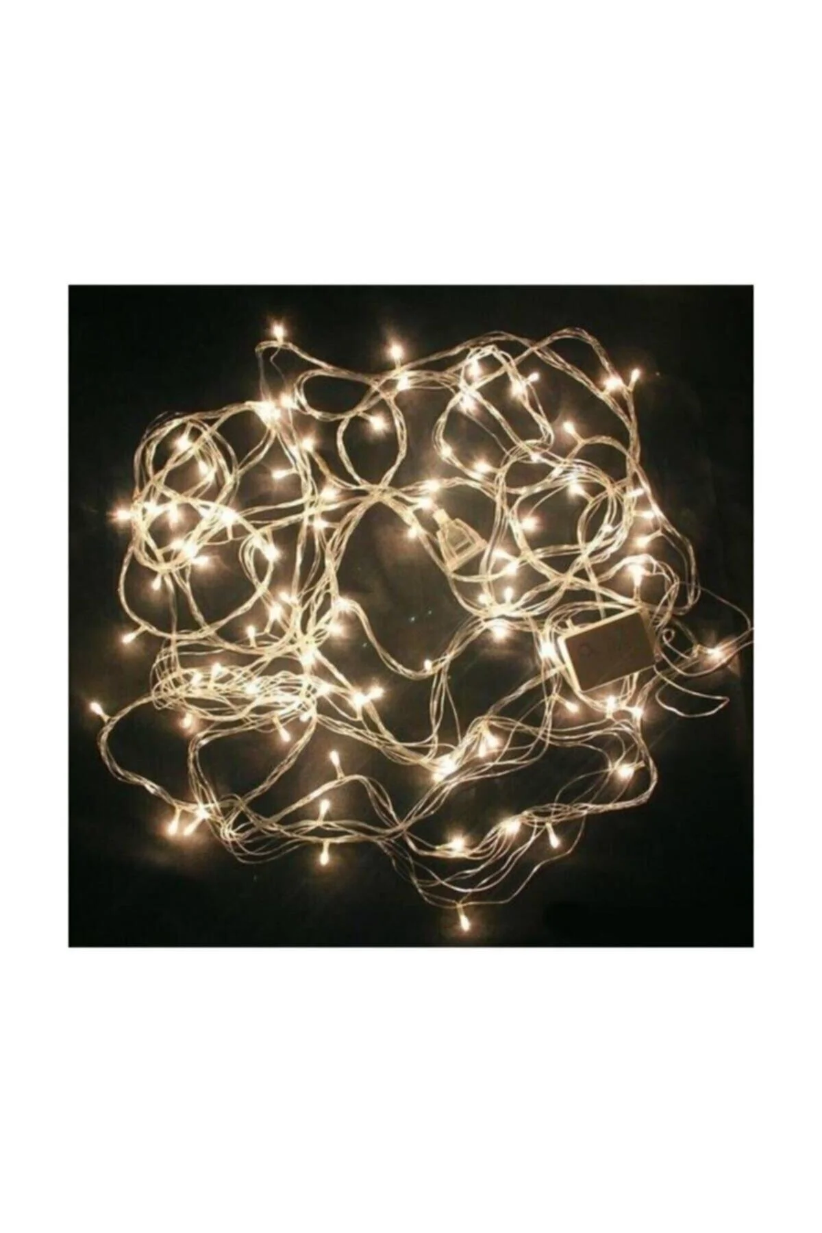 100 Led Işık Yılbaşı Süslemesi - Beyaz Renk 10 Metreürün 10 Metredir. Fişli