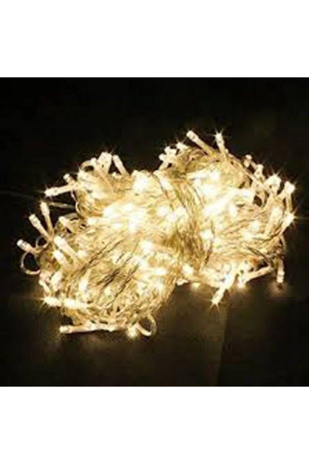 10m Günışığı 100 Led Fişli Noel Parti Yılbaşı Ağaç Dekoratif Aydınlatma Lambası Animasyonlu Süsleme