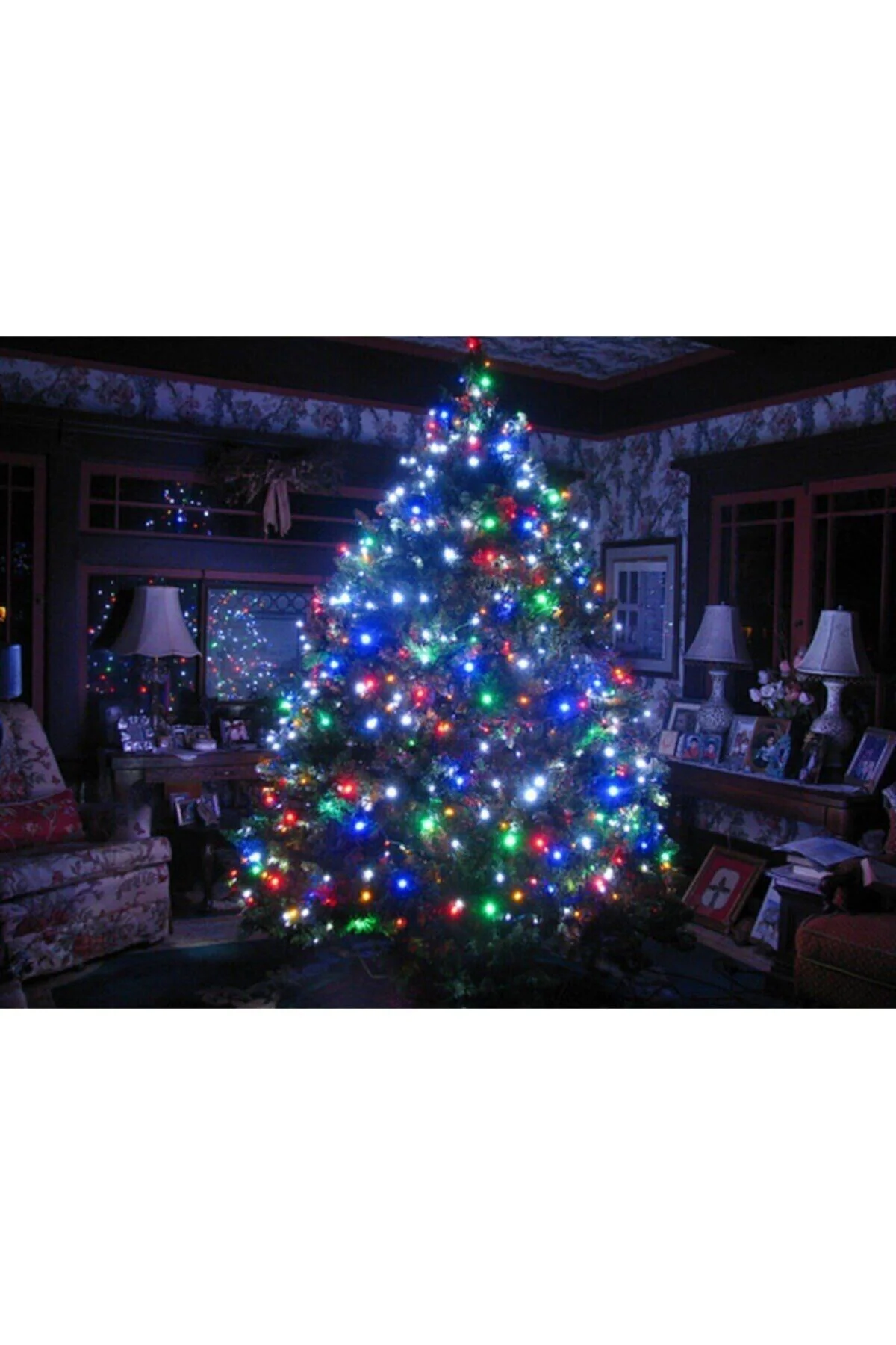 10mt Rgb 100 Led Fişli Noel Parti Yılbaşı Ağaç Dekoratif Aydınlatma Lambası Animasyonlu Süsleme - Firsat Ayi Görsel 4