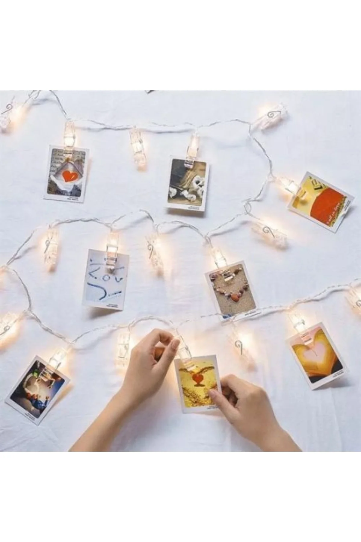 Led Işıklı Fotoğraf Mandalları 20 Adet - Toptan Bulurum Görsel 3