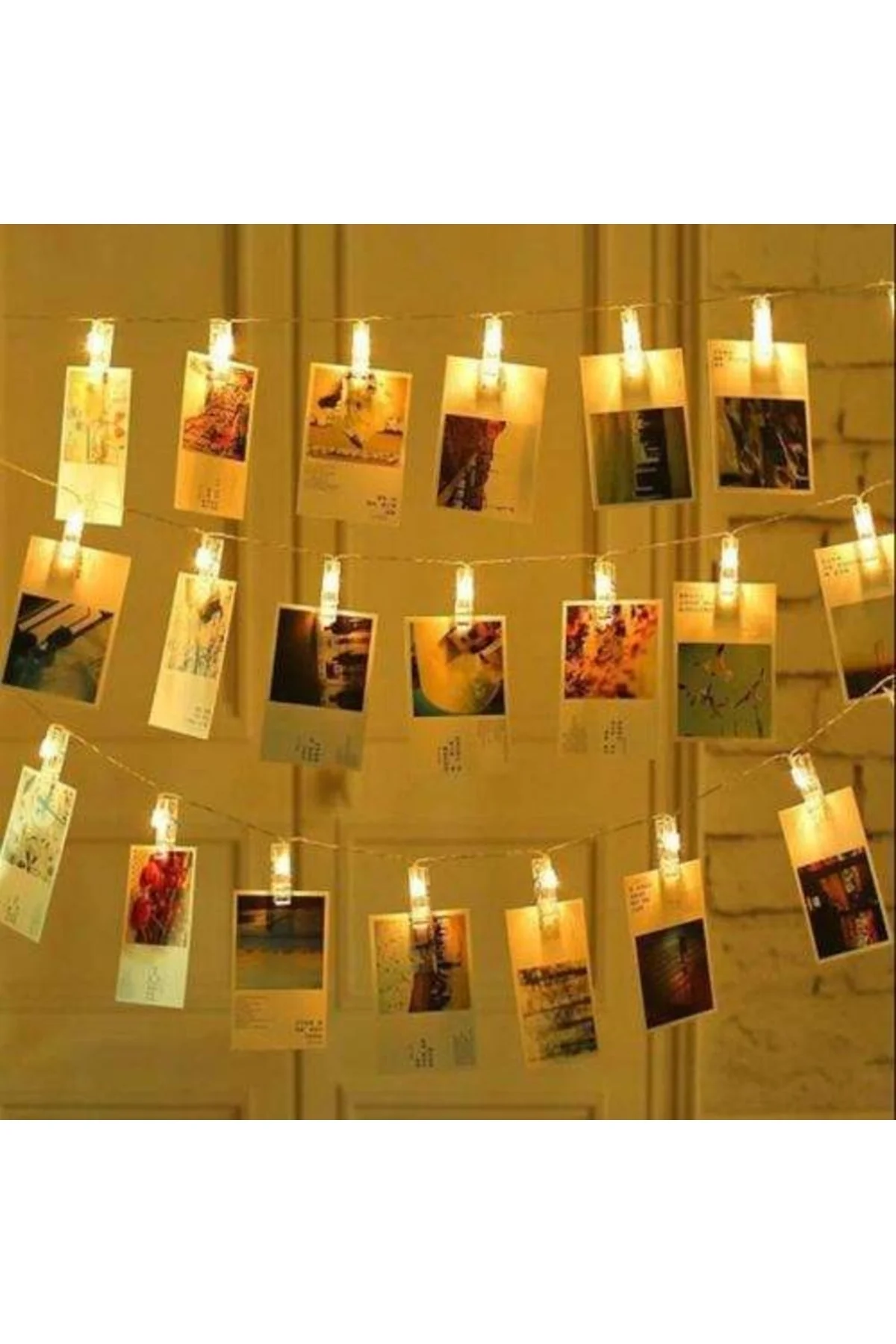 Led Işıklı Fotoğraf Mandalları 20 Adet - Toptan Bulurum Görsel 5