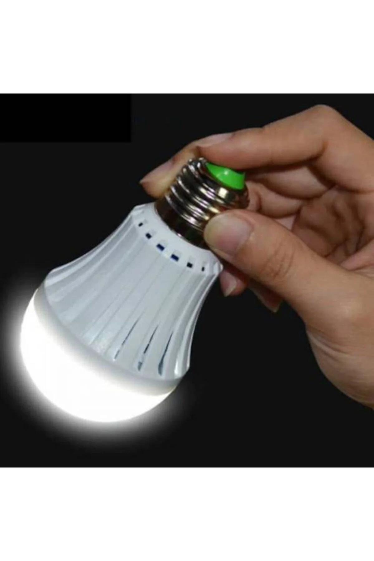 Pazarız 9 Watt Şarjlı Led Ampul E27 Duylu 220 Volt - pazariz Görsel 6