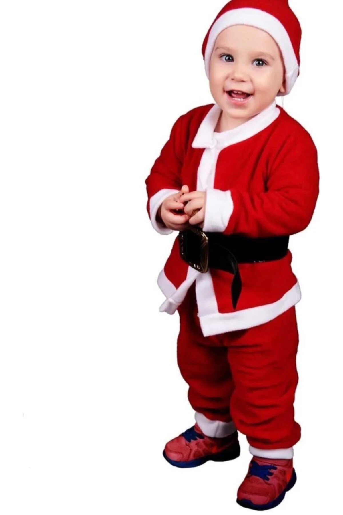 Bebelop Erkek Kız Çocuk Noel Kostümü Yılbaşı Kostümü - DENİTO Görsel 3