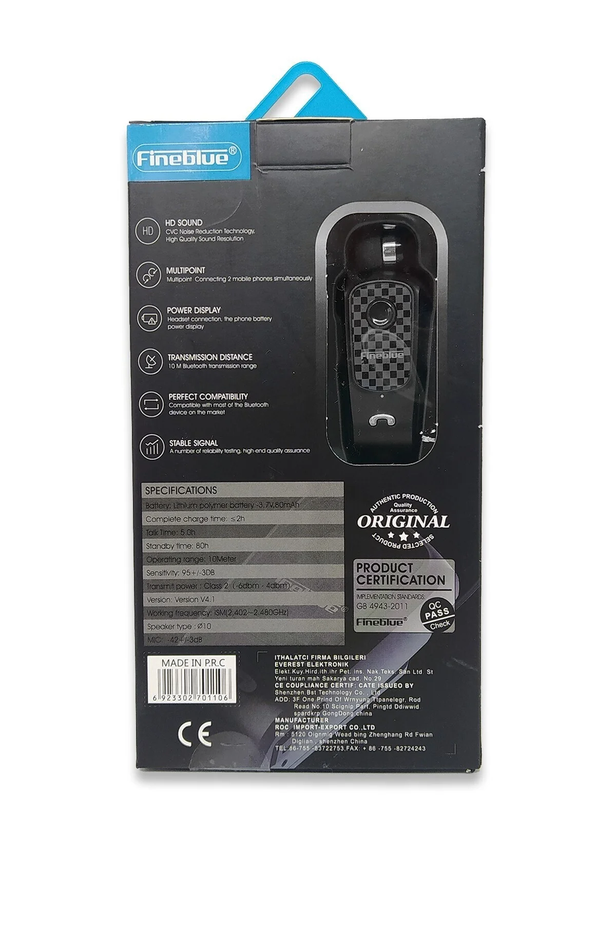Fıneblue F920 Yaka Mikrofonlu Bluetooth Kulaklık - Fineblue Görsel 4